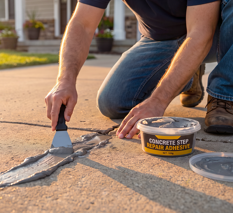 Fix Broken Concrete
in Just Minutes