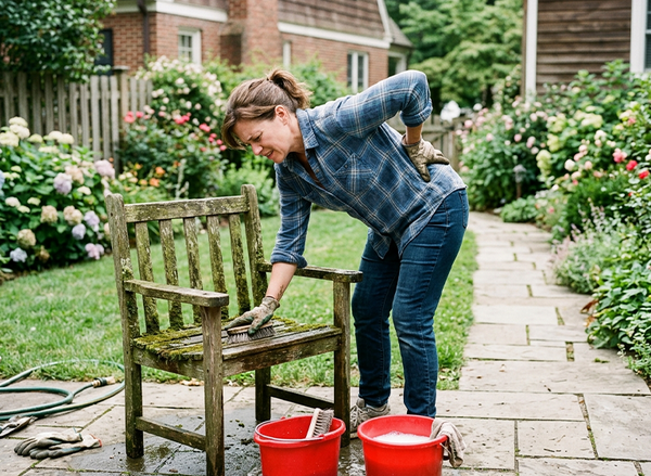 Backbreaking Scrubbing
