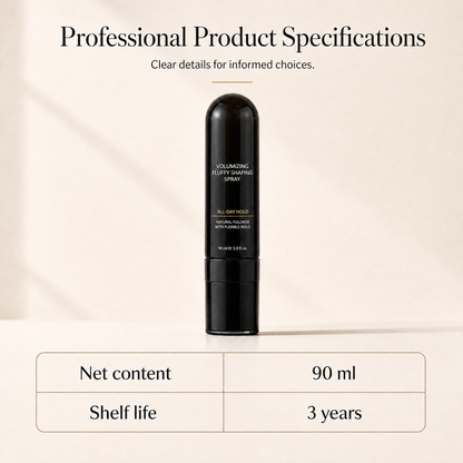 💨50% OFF NOW! Fluffy Hair Shaping Spray‑Lightweight Volumizing Mist, All‑Day Strong Hold Humidity‑Resistant Peach Scent Hair Spray for Fine Flat Thin Hair