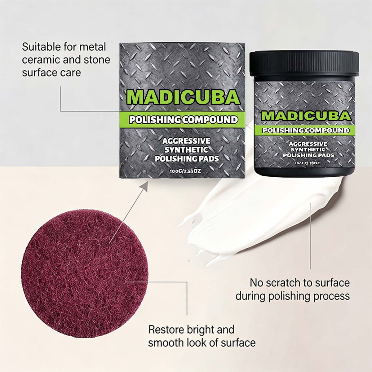 Last Day Promotion 73% OFF✨All-in-One Surface Restoration Polish with Pad