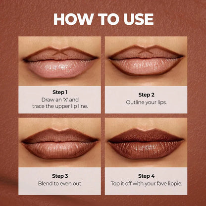 TAFFAT Lip Definer - Creamy, Blendable Color with Smooth Application