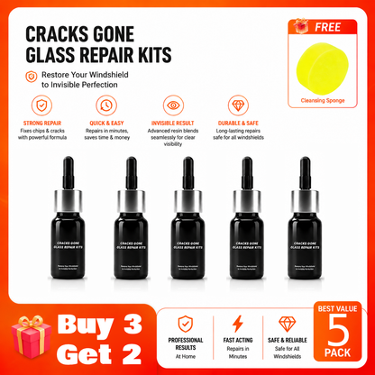 🔥LIMITED SALE - BUY 1 GET 1 FREE🔥Cracks Gone Glass Repair Kit