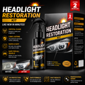 🚗【Headlight Crystal Restorer】— One swipe, and yellowed lenses become crystal clear. Old becomes new, and your headlights shine like brand new! ✨🔦