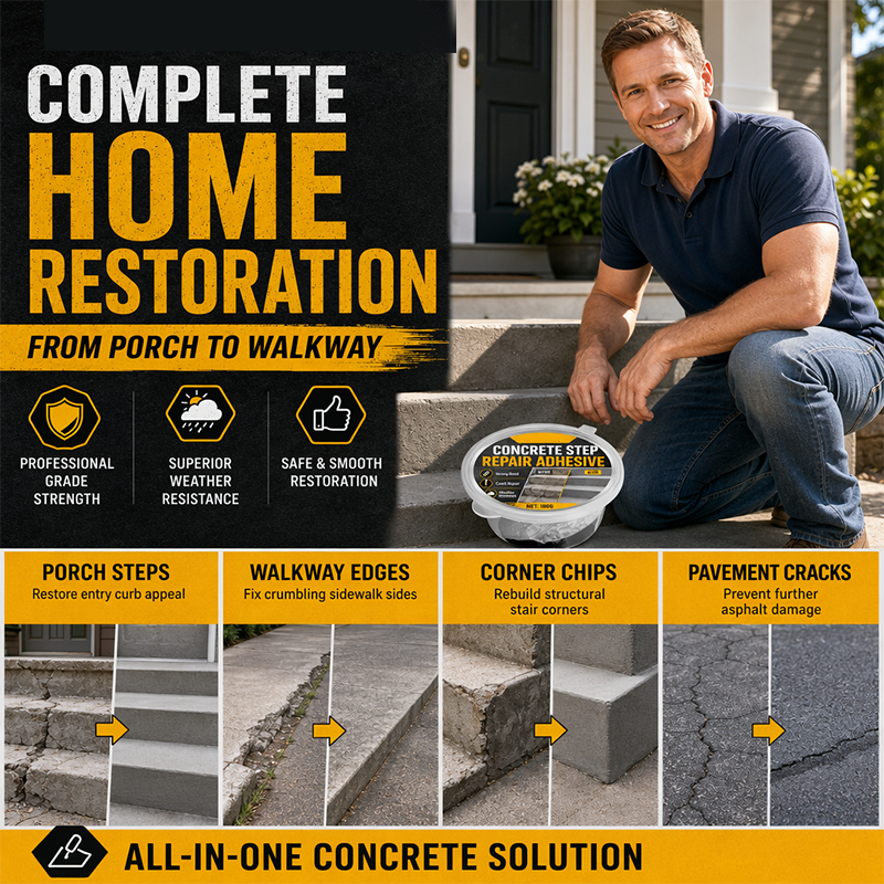 🔥Last Day Promotion 50% OFF🔥🧰🛠️ Concrete Step Repair Adhesive