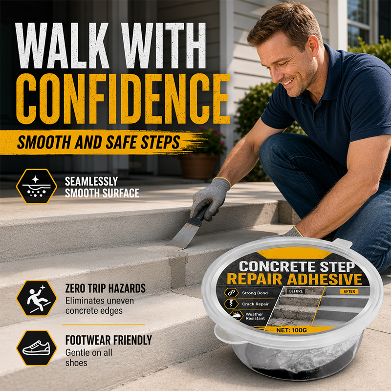 🔥Last Day Promotion 50% OFF🔥🧰🛠️ Concrete Step Repair Adhesive