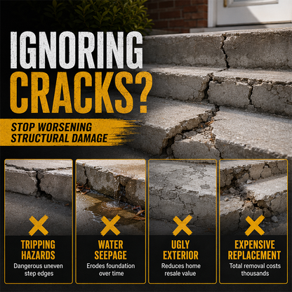 🔥Last Day Promotion 50% OFF🔥🧰🛠️ Concrete Step Repair Adhesive