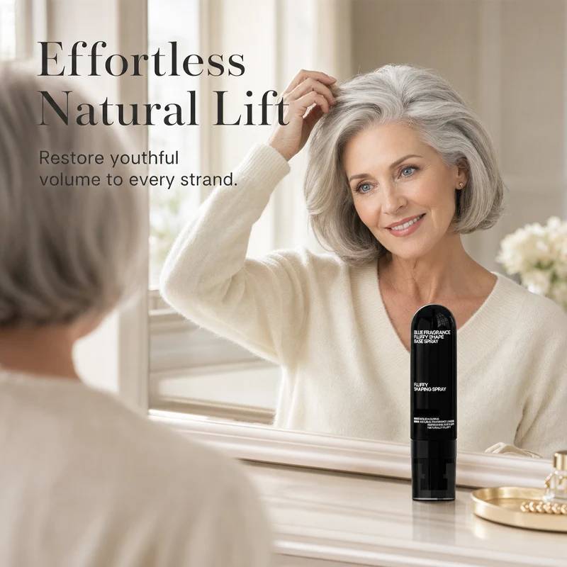💨50% OFF NOW! Fluffy Hair Shaping Spray‑Lightweight Volumizing Mist, All‑Day Strong Hold Humidity‑Resistant Peach Scent Hair Spray for Fine Flat Thin Hair